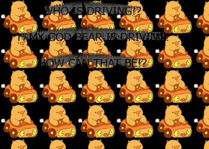 Oh my god Bears driving!