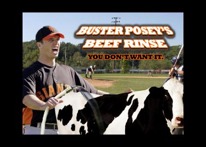 Buster Posey's Beef Rinse