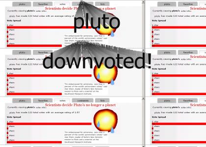 Pluto Downvoted