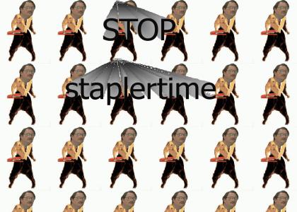 Stop stapler time