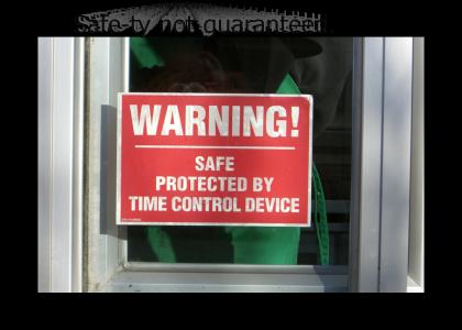 WARNING! Time control.