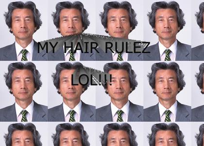 Koizumi's hair rulez the wurrrrrld