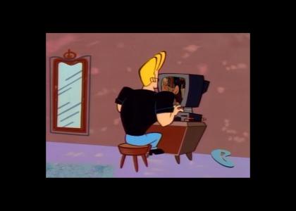 Johnny Bravo Likes Internet Porn