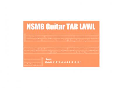 NSMB Guitar Tab (Punchout) (Updated Sound)