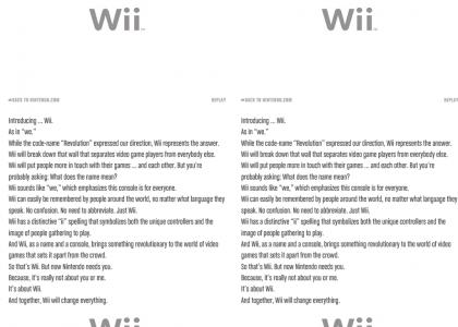 Stop saying Wii