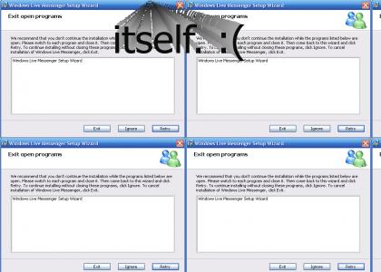 Windows Live Messenger has one weakness...