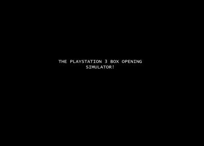 PS3 box opening simulator
