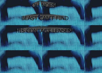Beast Lost His Contacts!