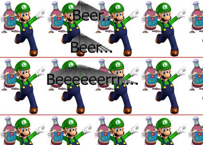 Luigi needs a beer!