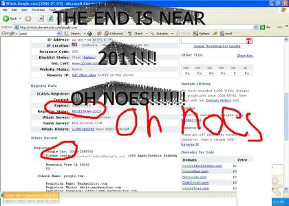 The END of the world in2011