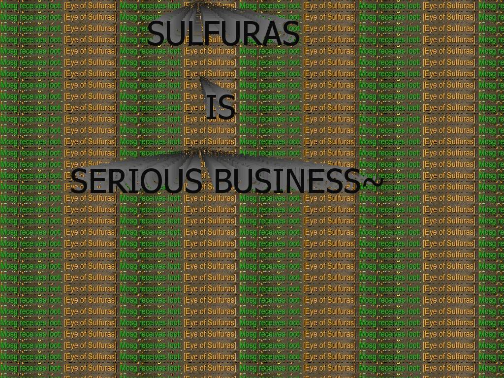 sulfurasisserious