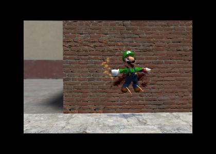 Luigi was the one on the cross