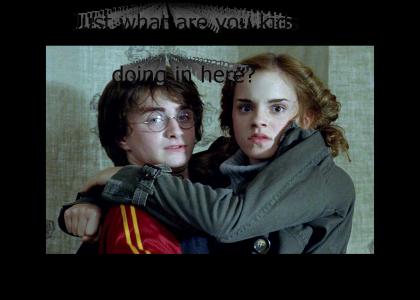 Harry Potter & Hermione caugh in the act in Movie IV