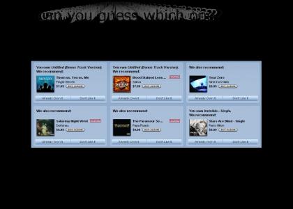 One of these iTunes recommendations is not like the others