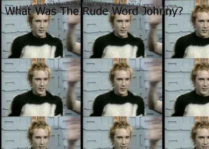 Johnny Rotten Says Shit In A Interview