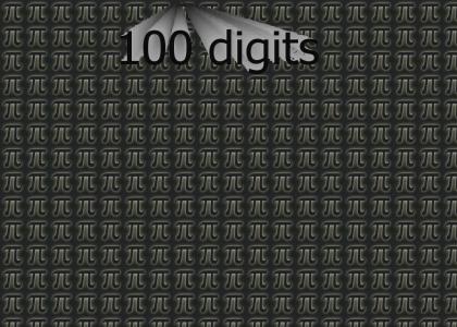 Pi to 100 digits