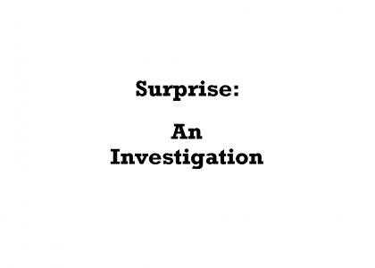 TOURNAMENTMND2: Surprise, an Investigation