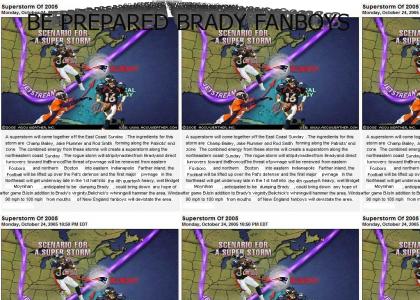 A superstorm will destroy the New England Patriots!