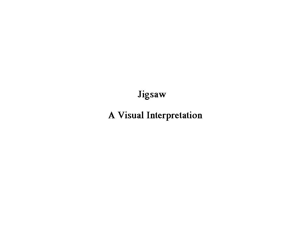 jigsawavisualinterpretation