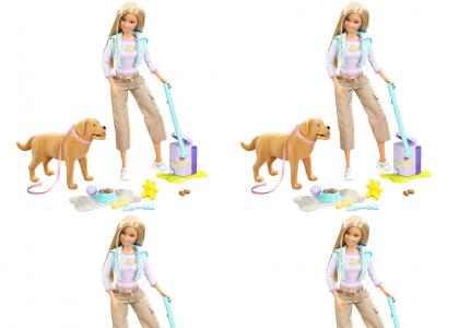 Barbie's dog eats its own scat
