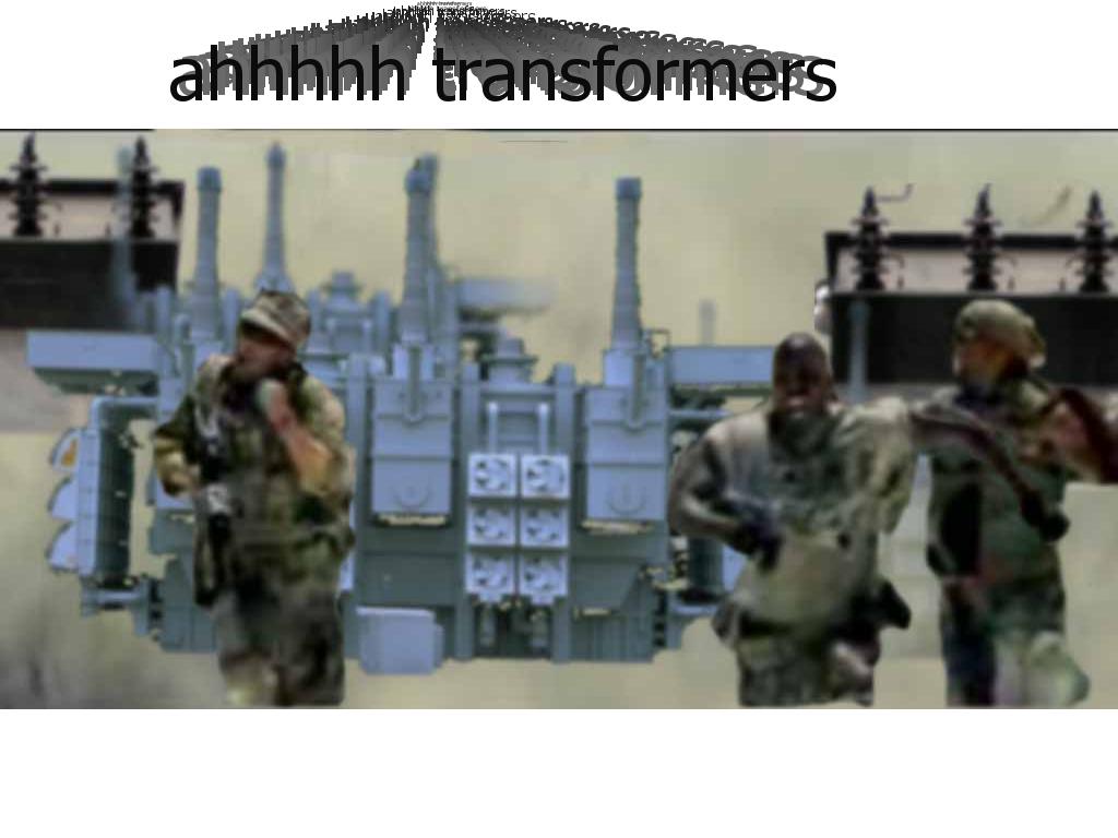 ahhhtransformers