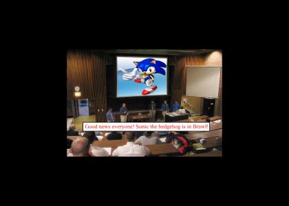 Sonic in Brawl (The worlds reaction)