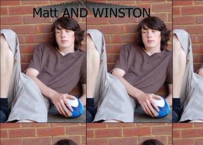 Matt with Winston