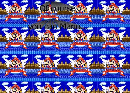 Mario takes over Sonics role