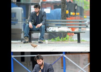Sad Homeless Keanu