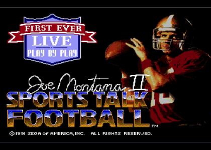 Joe Montana Sports Talk Football!