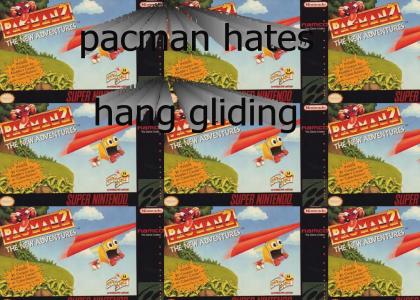 Pacman's not having a wonderful time