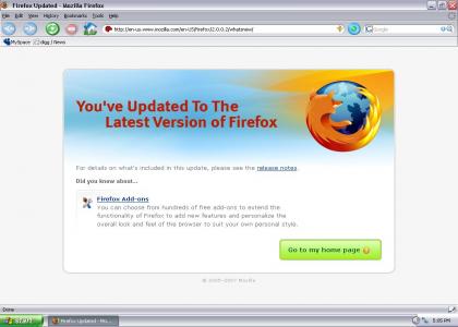 Epic Firefox Update Maneuver