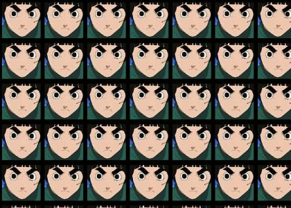 Rock Lee Never Changes Facial Expressions