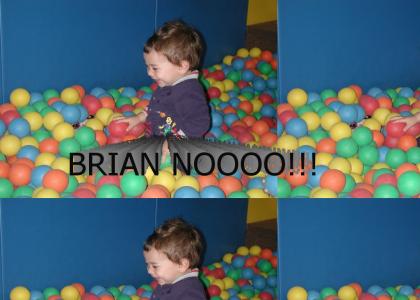 Not the ballpit Brian! NOOO!!!