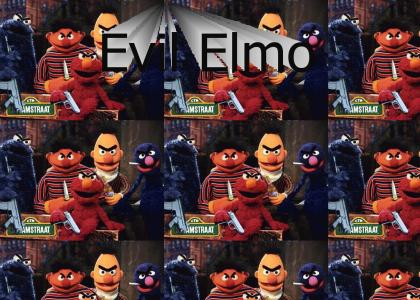 Elmo's got a gun