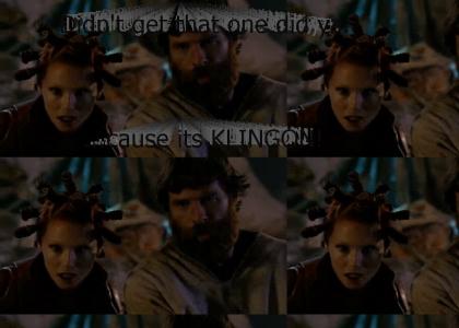 Crichton Fights Klingons