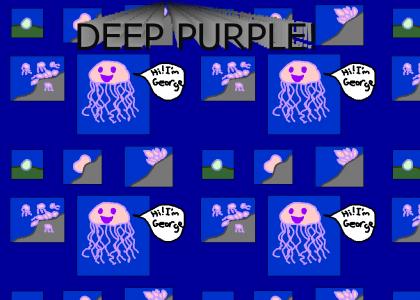 deep purple jellyfish