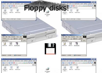 Floppy disks!