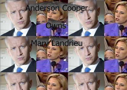 Anderson Cooper Owns Mary Landrieu