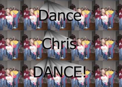 Chris is a dancing machine