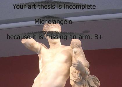 YOUR THESIS IS INCOMPLETE