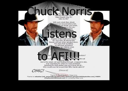 Chuck Norris is an AFI Fan