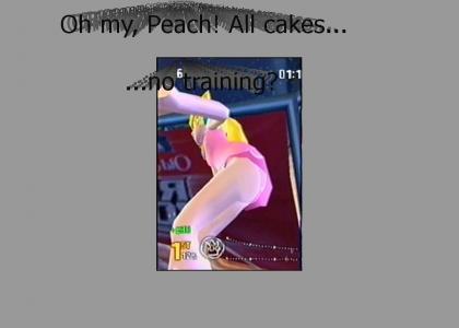 Princess Peach's ass is a little saggy!