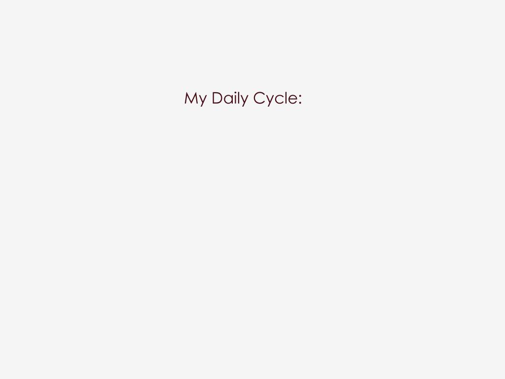 My-Daily-Cycle