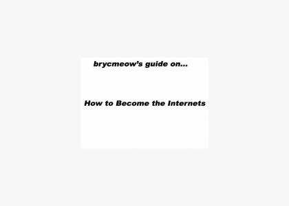 Guide to Becoming Internets