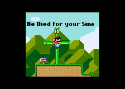 ALAS MARIO HAS DIED FOR OUR SINS