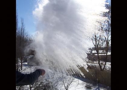 Boiling Water into Steam