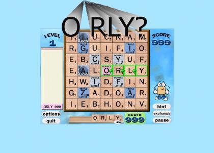 Scrabble Blast loves O RLY