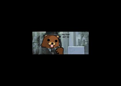 Pedobear has a close call with the FBI