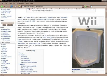 Wii on wiki